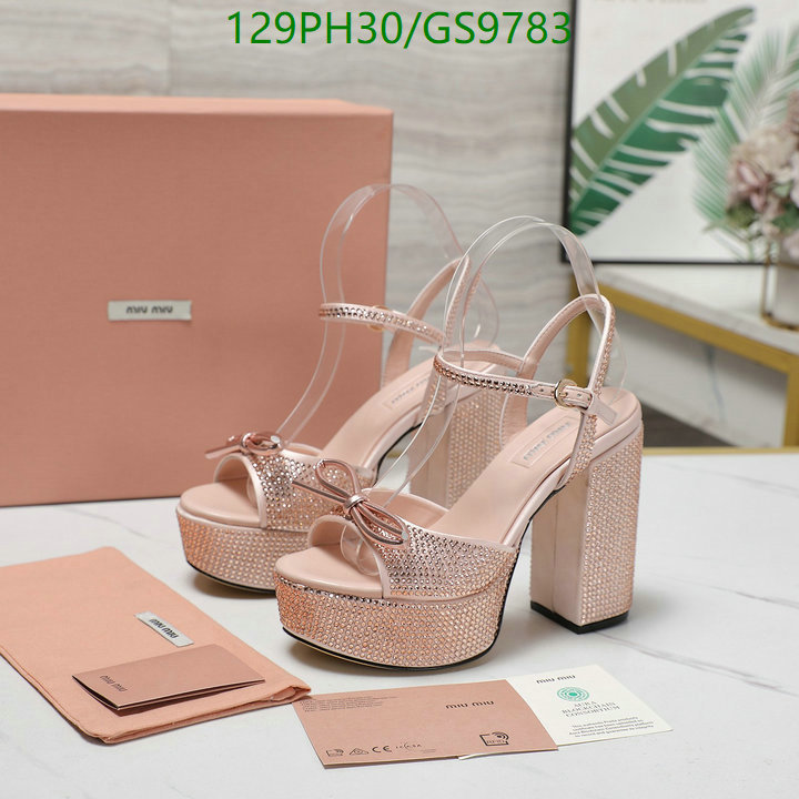 Miu Miu-Women Shoes Code: GS9783 $: 129USD