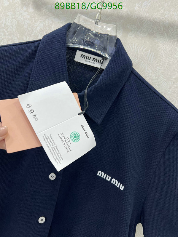 MIUMIU-Clothing Code: GC9956 $: 89USD