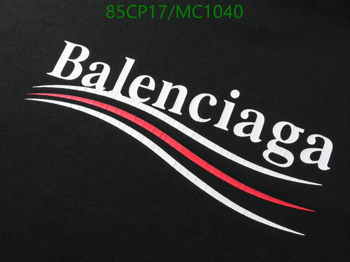 Balenciaga-Clothing Code: MC1040 $: 85USD