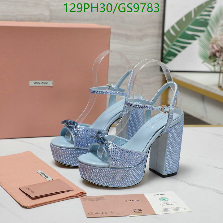 Miu Miu-Women Shoes Code: GS9783 $: 129USD