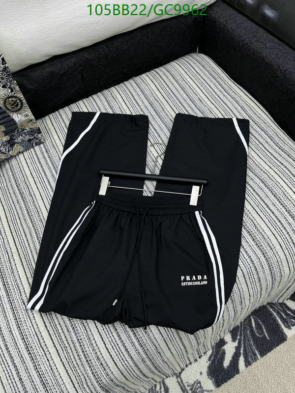 Prada-Clothing Code: GC9962 $: 105USD