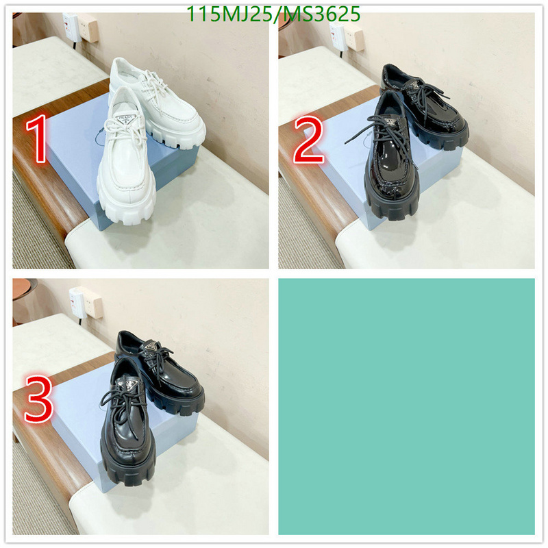 Prada-Men shoes Code: MS3625 $: 115USD