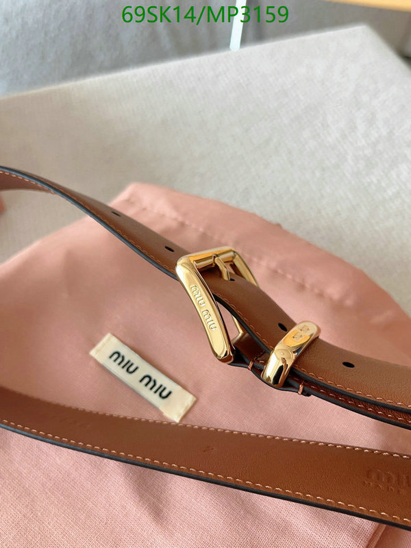 MIU MIU-Belts Code: MP3159 $: 69USD