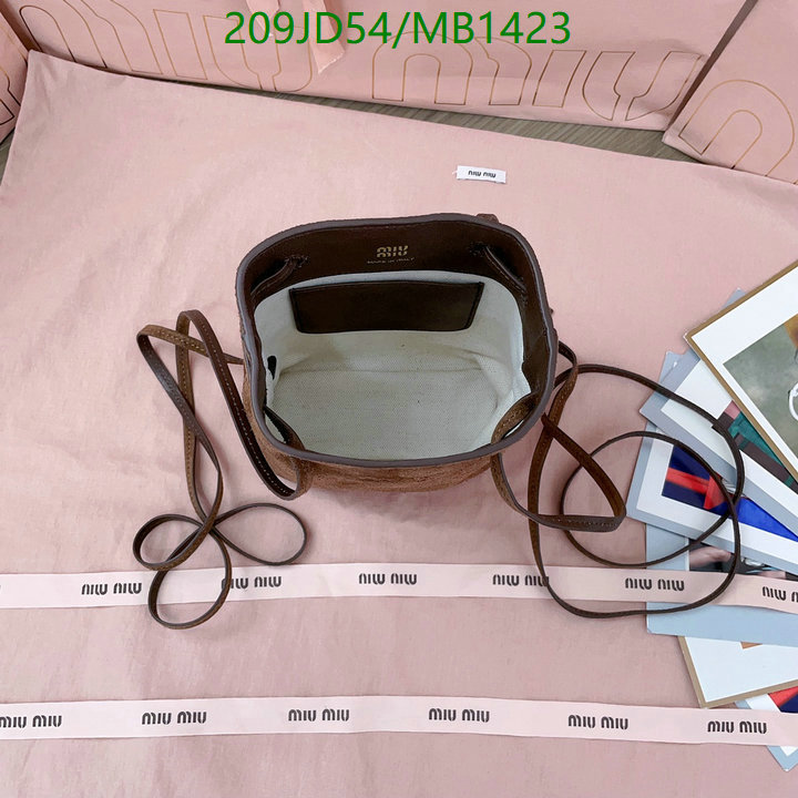 Miu Miu-Bag-Mirror Quality Code: MB1423 $: 209USD
