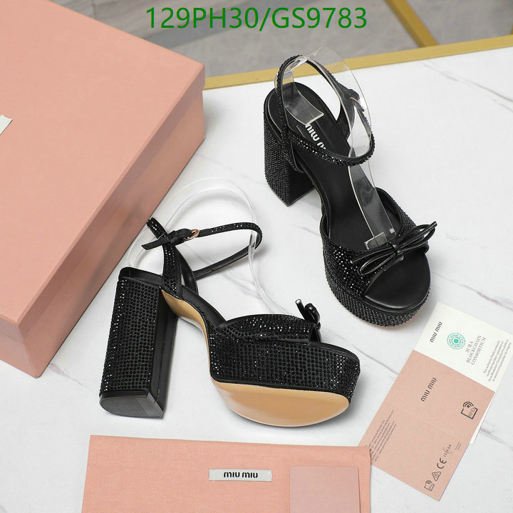 Miu Miu-Women Shoes Code: GS9783 $: 129USD