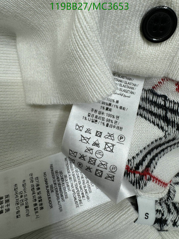 Burberry-Clothing Code: MC3653 $: 119USD