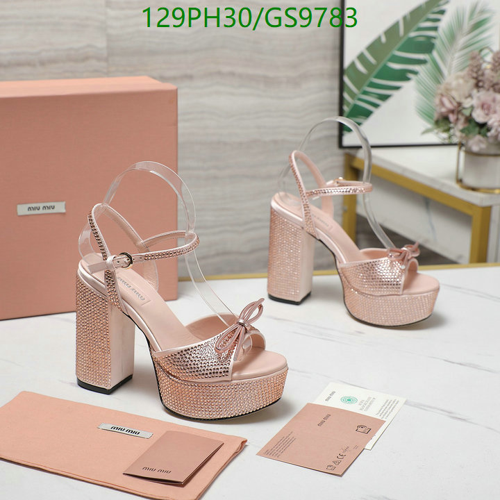 Miu Miu-Women Shoes Code: GS9783 $: 129USD