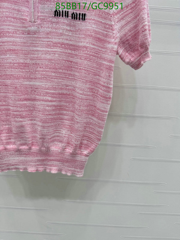 MIUMIU-Clothing Code: GC9951 $: 85USD