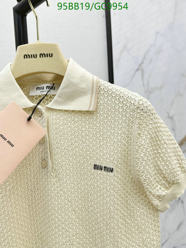 MIUMIU-Clothing Code: GC9954 $: 95USD