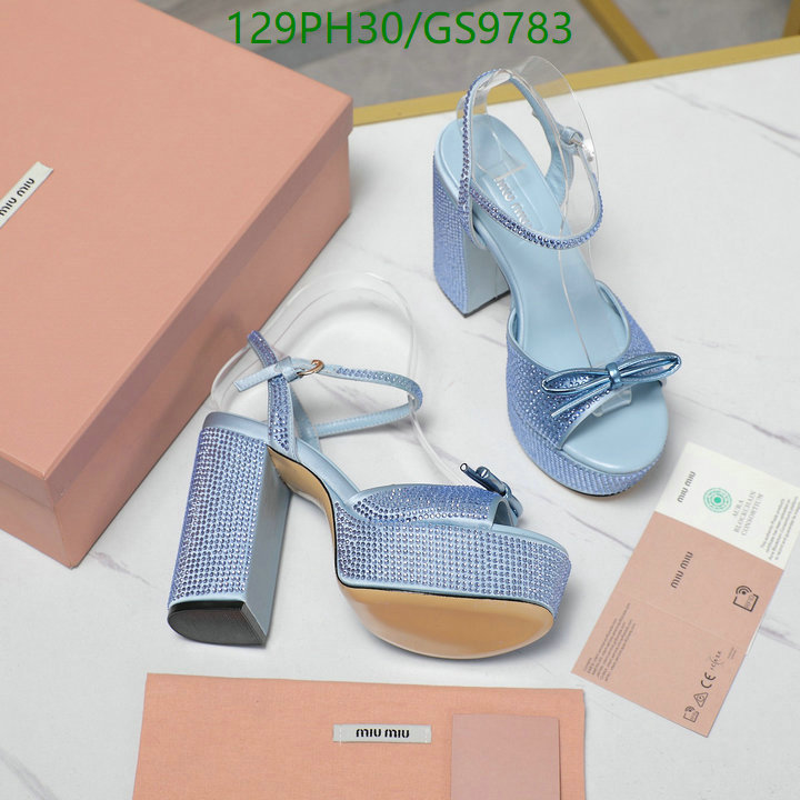 Miu Miu-Women Shoes Code: GS9783 $: 129USD