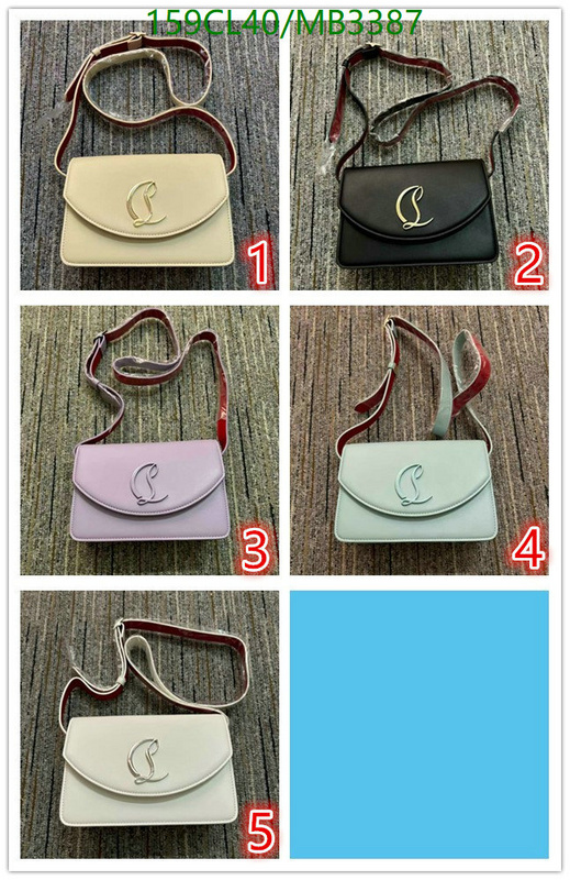 Crossbody-Christian Louboutin Bag(Mirror Quality) Code: MB3387 $: 159USD