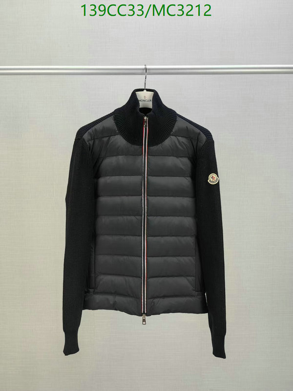 Moncler-Down jacket Men Code: MC3212 $: 139USD