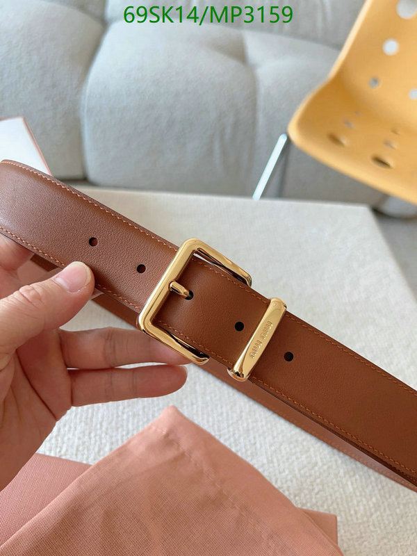 MIU MIU-Belts Code: MP3159 $: 69USD
