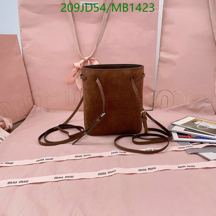 Miu Miu-Bag-Mirror Quality Code: MB1423 $: 209USD