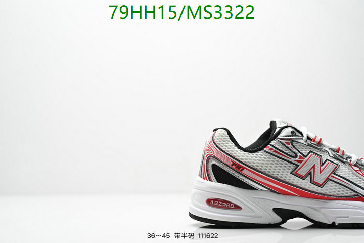 New Balance-Men shoes Code: MS3322 $: 79USD