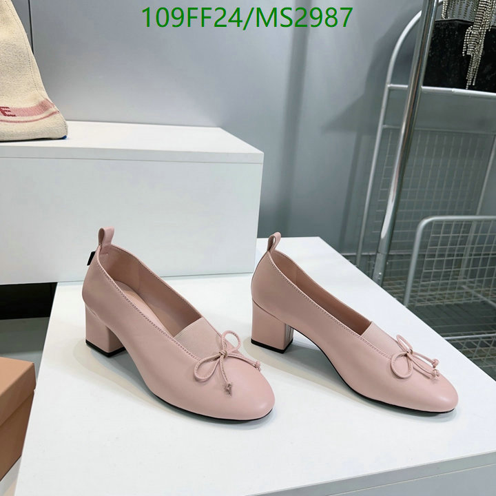 Miu Miu-Women Shoes Code: MS2987 $: 109USD