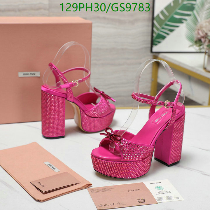 Miu Miu-Women Shoes Code: GS9783 $: 129USD