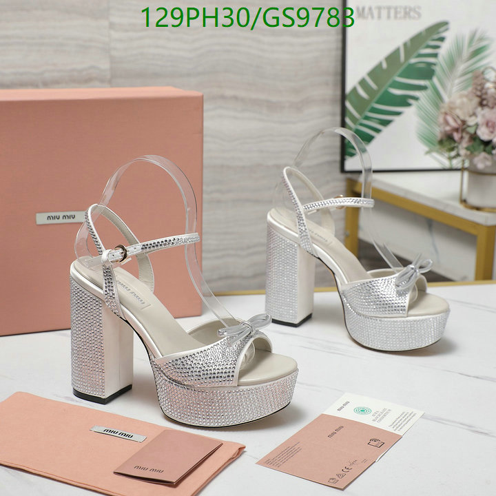 Miu Miu-Women Shoes Code: GS9783 $: 129USD