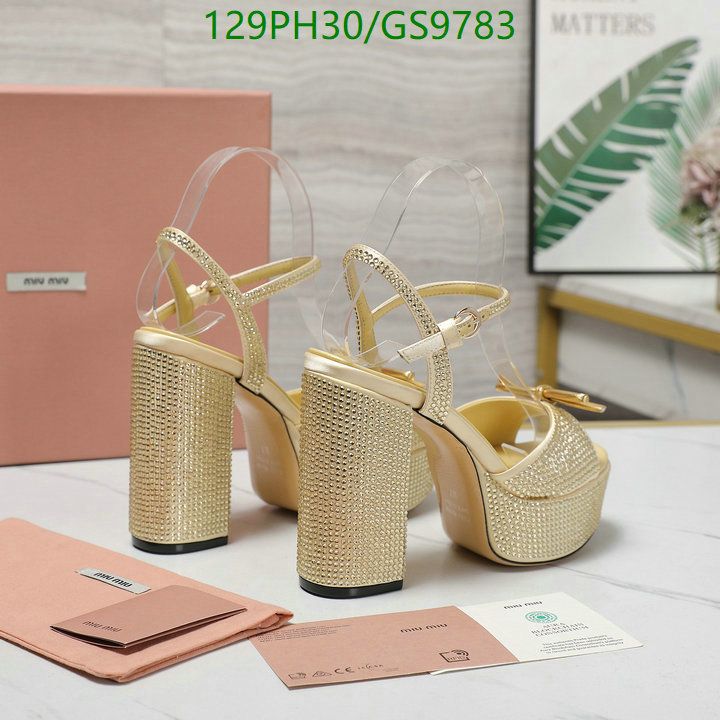 Miu Miu-Women Shoes Code: GS9783 $: 129USD