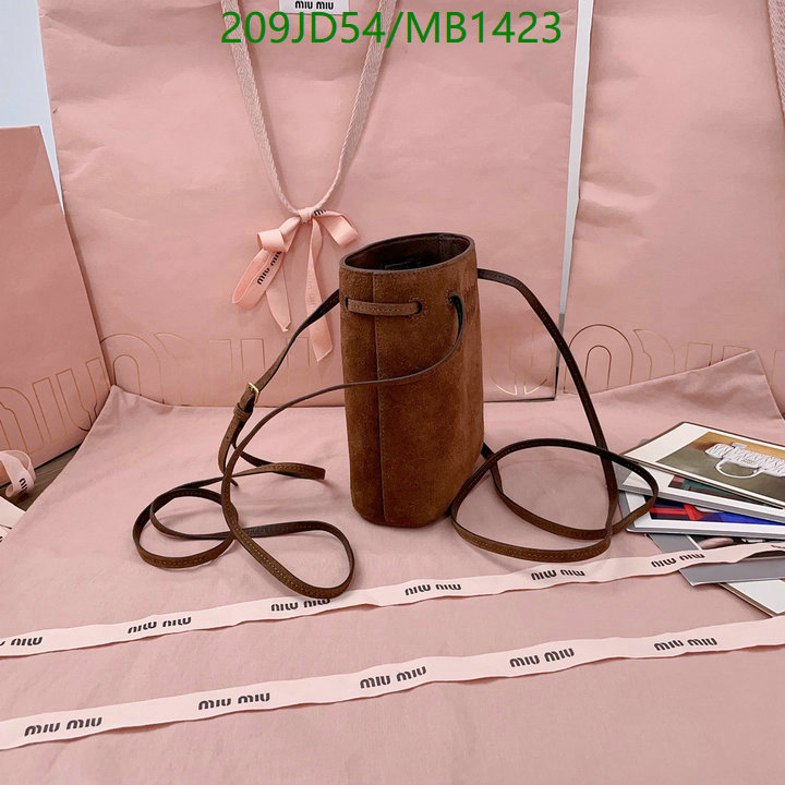 Miu Miu-Bag-Mirror Quality Code: MB1423 $: 209USD
