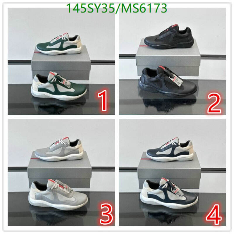 Prada-Men shoes Code: MS6173 $: 145USD