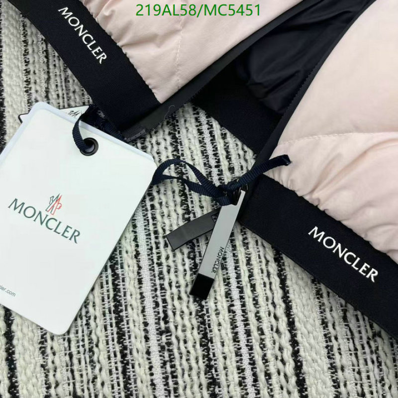 Moncler-Down jacket Women Code: MC5451 $: 219USD
