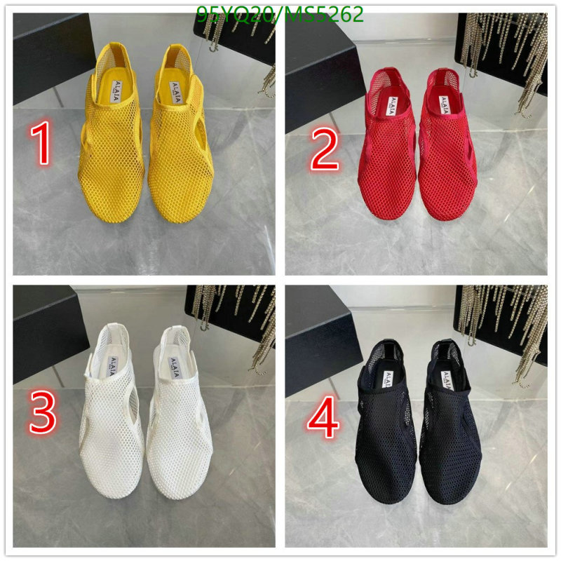 ALAIA-Women Shoes Code: MS5262 $: 95USD