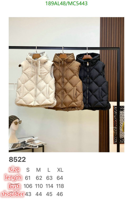 MaxMara-Down jacket Women Code: MC5443 $: 189USD