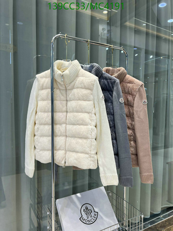 Moncler-Down jacket Women Code: MC4191 $: 139USD