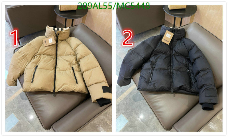Burberry-Down jacket Women Code: MC5448 $: 209USD