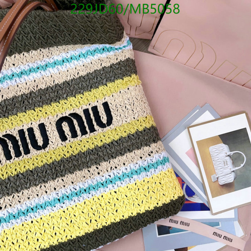 Miu Miu-Bag-Mirror Quality Code: MB5058 $: 229USD