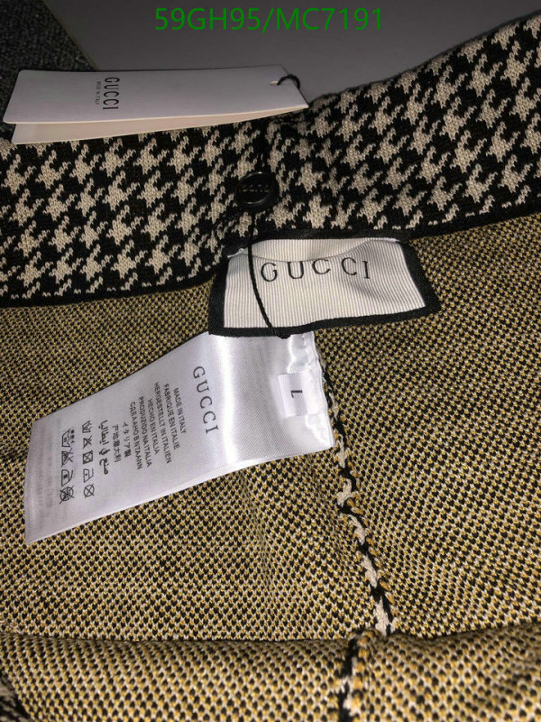 Gucci-Clothing Code: MC7191 $: 59USD