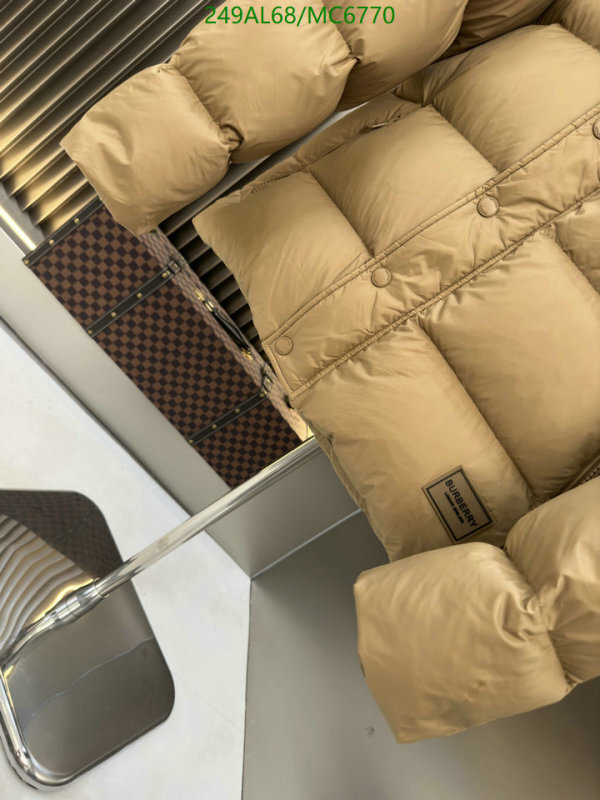 Burberry-Down jacket Women Code: MC6770 $: 249USD