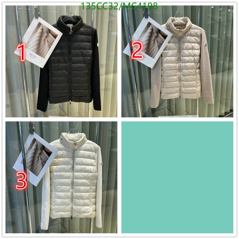 Moncler-Down jacket Women Code: MC4198 $: 135USD