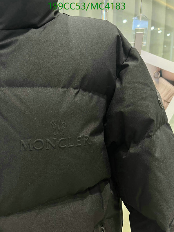 Moncler-Down jacket Men Code: MC4183 $: 199USD