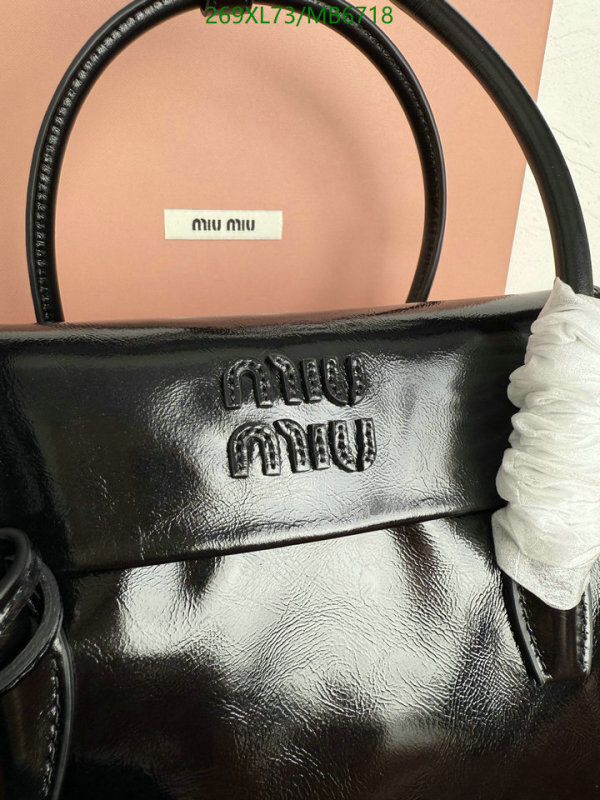Miu Miu-Bag-Mirror Quality Code: MB6718 $: 269USD
