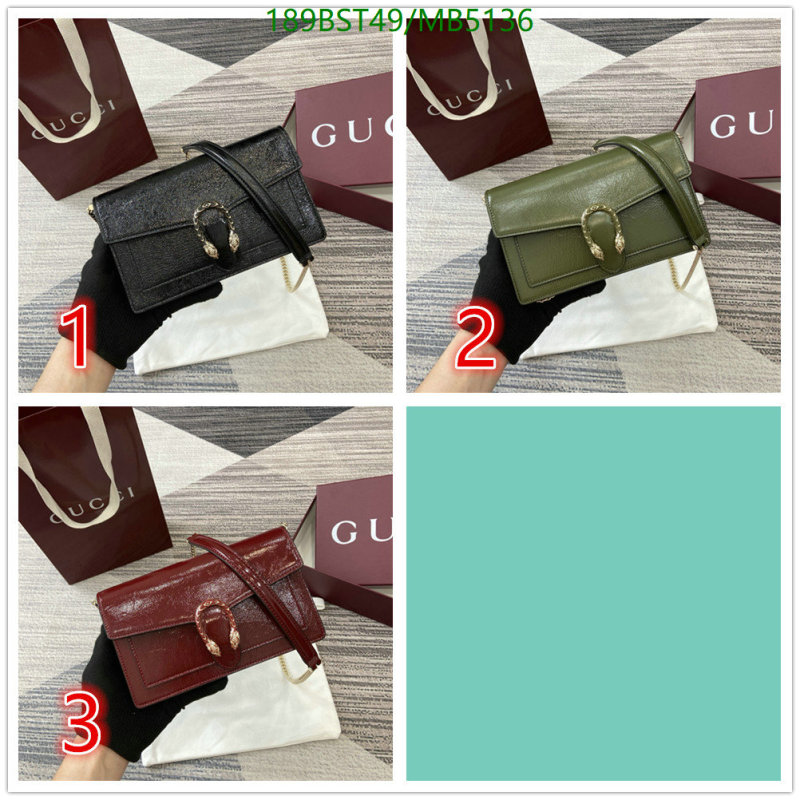 Gucci-Bag-Mirror Quality Code: MB5136 $: 189USD