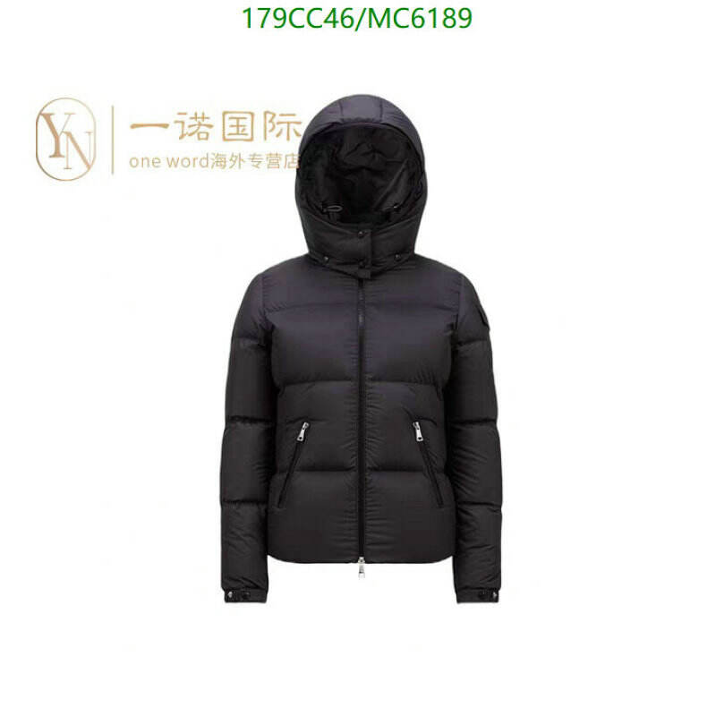 Moncler-Down jacket Women Code: MC6189 $: 179USD