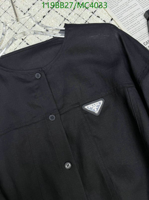 Prada-Clothing Code: MC4033 $: 119USD