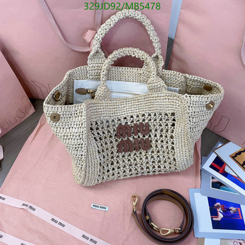 Miu Miu-Bag-Mirror Quality Code: MB5478 $: 329USD