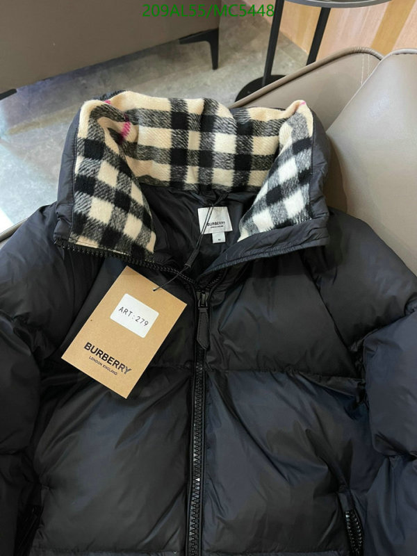 Burberry-Down jacket Women Code: MC5448 $: 209USD