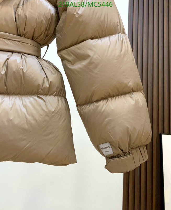 MaxMara-Down jacket Women Code: MC5446 $: 219USD