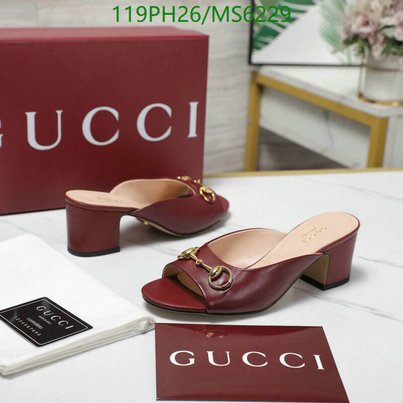 Gucci-Women Shoes Code: MS6229 $: 119USD
