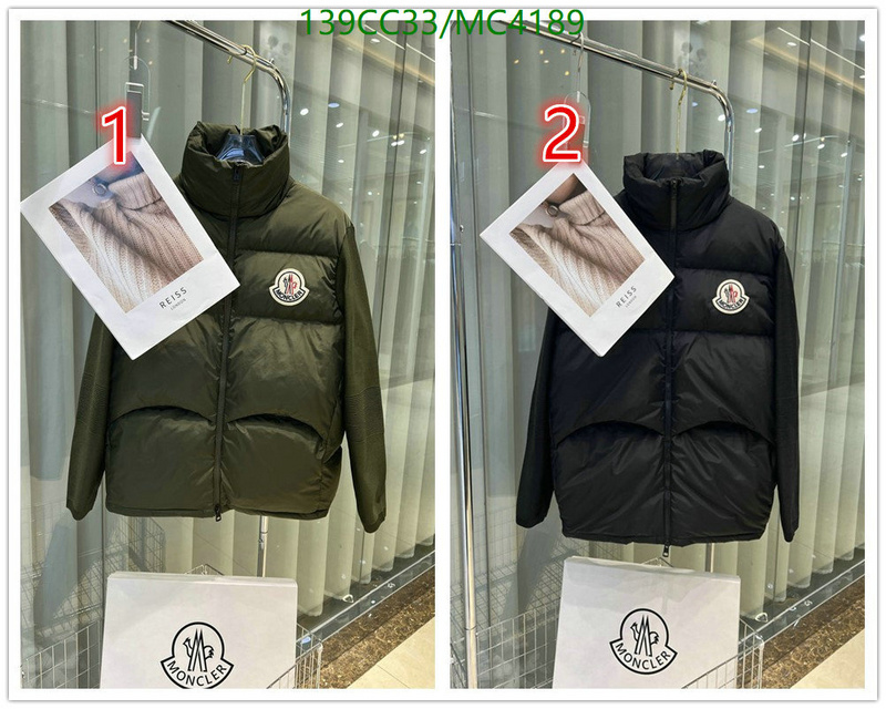 Moncler-Down jacket Women Code: MC4189 $: 139USD