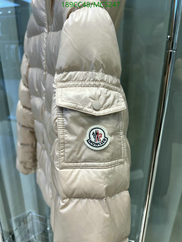 Moncler-Down jacket Women Code: MC5247 $: 189USD