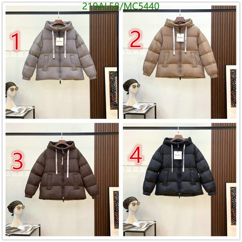 MaxMara-Down jacket Women Code: MC5440 $: 219USD