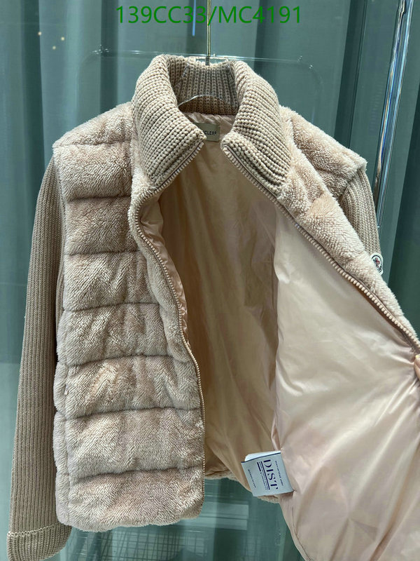 Moncler-Down jacket Women Code: MC4191 $: 139USD