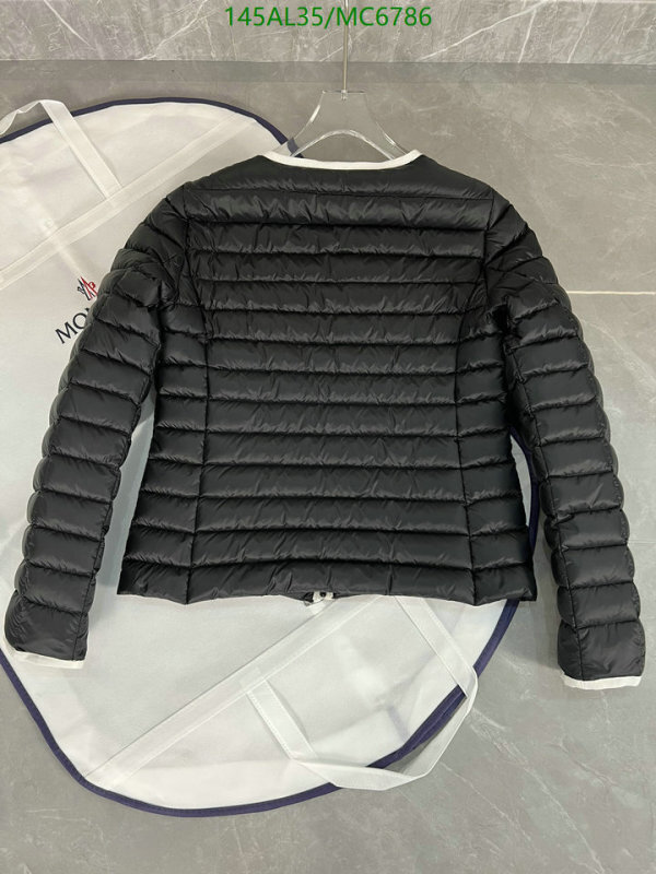 Moncler-Down jacket Women Code: MC6786 $: 145USD