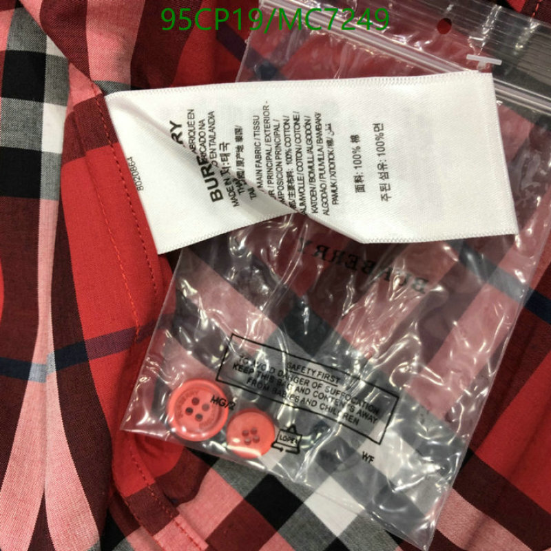 Burberry-Clothing Code: MC7249 $: 95USD