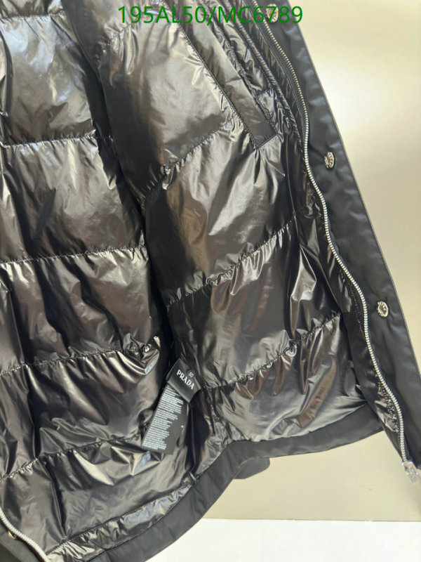 Prada-Down jacket Men Code: MC6789 $: 195USD